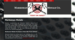 Desktop Screenshot of marksmanmetals.com